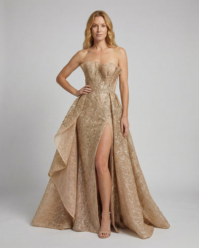 Women Luxury Embroidered Corset Evening Dress