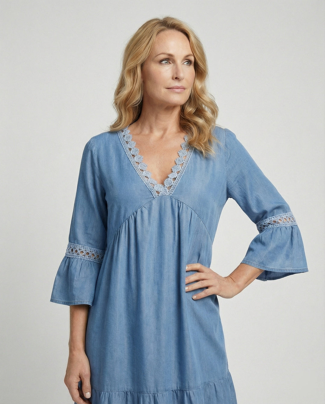 Ladies Mini Dress A-Line Floral